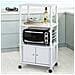 Mensole Per Forno A Microonde, Carrello Da Cucina, Armadietto Cucina, Senza Microonde!!bianco, frg12-w, it - Foto miniatura 1
