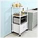 Mensole Per Forno A Microonde, Carrello Da Cucina, Armadietto Cucina, Senza Microonde!!bianco, frg12-w, it - Foto miniatura 4