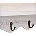 Appendiabiti A Muro Bianco 50x10x30 Cm In Legno - Foto miniatura 5