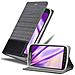 Custodia Compatibile Con Samsung Galaxy S4 Active In Grigio Nero - Coperchio Protettiva Con Chiusura Magnetica, Funzione Stand E Tasca Per Le Carte - Foto miniatura 1