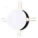 V-tac Vt-706 Lampada Led 4w Da Parete Rotondo Bianco Wall Light Bianco Caldo 3000k Ip65 - Sku 8213 - Foto miniatura 1