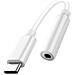 Adattatore Audio Usb-c A Jack 3.5mm Suono Di Alta Qualità Compatto Bianco - Foto miniatura 1
