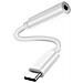 Adattatore Audio Usb-c A Jack 3.5mm Suono Di Alta Qualità Compatto Bianco - Foto miniatura 8