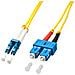 20m OS2 LC - SC Duplex, LC, SC, Maschio / maschio, OS2, Giallo, Single-mode - Foto miniatura 2