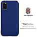Custodia Compatibile Con Samsung Galaxy A41 In Candy Blu Scuro - Coperchio Protettivo In Silicone Tpu Flessibile - Foto miniatura 2