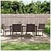 Sedie Da Giardino Con Cuscini 6pz Marroni 56x59x84cm Polyrattan - Foto miniatura 1