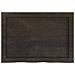 Piano Bagno Marrone Scuro 60x40x (2-4) cm Legno Massello Trattato - Foto miniatura 7