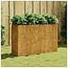 Fioriera Rialzata da Giardino 120x40x80 cm in Acciaio Corten - Foto miniatura 8