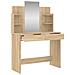 Toeletta Con Specchio Rovere Sonoma 96x39x142 Cm - Foto miniatura 7