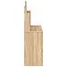 Toeletta Con Specchio Rovere Sonoma 96x39x142 Cm - Foto miniatura 8