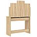 Toeletta Con Specchio Rovere Sonoma 96x39x142 Cm - Foto miniatura 9