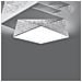 Lampada Da Soffitto Hexa 45 Argento Sl. 0694 - Moderno Lampade Da Soffitto Argento 15x45x45 Cm - Foto miniatura 2