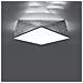 Lampada Da Soffitto Hexa 45 Argento Sl. 0694 - Moderno Lampade Da Soffitto Argento 15x45x45 Cm - Foto miniatura 3