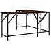 Scrivania Rovere Marrone 149x149x75 Cm In Legno Multistrato - Foto miniatura 2