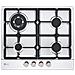 CBGZ2414S Piano cottura a gas 60cm, 8,5kW, 4 bruciatori, Griglie in ghisa, Piatto inox - Foto miniatura 1