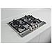 CBGZ2414S Piano cottura a gas 60cm, 8,5kW, 4 bruciatori, Griglie in ghisa, Piatto inox - Foto miniatura 8