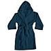 Accappatoio Con Cappuccio In Morbida Spugna Mod. Sophie Tinta Unita Vari Colori Xxxl Petrolio - Foto miniatura 1