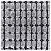 Set Di 2 Cuscini Aspidistra Velluto 45 X 45 Cm Grigio Trama Geometrica - Foto miniatura 5