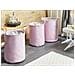 Set Di 3 Cestini Archa Cotone Rosa - Foto miniatura 1