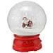 Ampolla Natalizia Palla Con Babbo Natale Led 20x25cm Decorazione Luminosa Neve - Foto miniatura 1