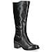Black Casual Closed Boots Stivali Pelle Scarpe Donna Nero Eu 36, 9-25550-43-022 - Foto miniatura 1