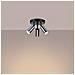 Lampada A Soffitto Winx 3p Nero /cromo Sl. 1369 - Moderno Lampade Da Soffitto Nero /cromato 20x19.5x19.5 Cm - Foto miniatura 3