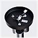 Lampada A Soffitto Winx 3p Nero /cromo Sl. 1369 - Moderno Lampade Da Soffitto Nero /cromato 20x19.5x19.5 Cm - Foto miniatura 4