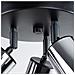 Lampada A Soffitto Winx 3p Nero /cromo Sl. 1369 - Moderno Lampade Da Soffitto Nero /cromato 20x19.5x19.5 Cm - Foto miniatura 6