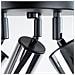 Lampada A Soffitto Winx 3p Nero /cromo Sl. 1369 - Moderno Lampade Da Soffitto Nero /cromato 20x19.5x19.5 Cm - Foto miniatura 8