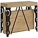 Consolle allungabile 90x40/196 cm Aceres Small quercia natura telaio antracite - Foto miniatura 1