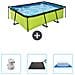 Piscina Fuori Terra - Rettangolo - 220x150x65 Cm - Groen - Include Accessori Coordinati Cb79 - Foto miniatura 1