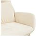 Lusso Casadino -  Sedia Relax Bianco Crema Velluto - Foto miniatura 5
