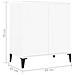 Lusso Casadino -  Credenza Bianca 60x35x70 Cm In Legno Multistrato - Foto miniatura 6