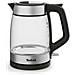 Glass Kettle KI605830 bollitore elettrico 1,7 L 2200 W Nero, Argento, Trasparente - Foto miniatura 1