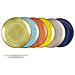 Set 12 piatti frutta Caribe in stoneware assortiti cm 20 - Foto miniatura 1