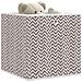 Scatole Portaoggetti 4pz Marrone 32x32x32cm Tessuto non Tessuto - Foto miniatura 2