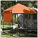 Tenda Aggiuntiva Pop-Up Arancione 200 x 200 cm Tessuto - Foto miniatura 2