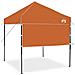 Tenda Aggiuntiva Pop-Up Arancione 200 x 200 cm Tessuto - Foto miniatura 4