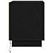 Armadio da Notte 2 pcs Nero 44 x 34.5 x 45 cm Legno multistrato - Foto miniatura 9