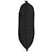 Cuscino per Schiena Nero 50 x 19 x 45 cm Tessuto - Foto miniatura 6