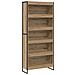 Armadio per Libri 2 pcs Rovere Artigianale 80 x 30 x 155 cm - Foto miniatura 1