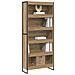 Armadio per Libri 2 pcs Rovere Artigianale 80 x 30 x 155 cm - Foto miniatura 3
