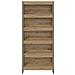 Armadio per Libri 2 pcs Rovere Artigianale 80 x 30 x 155 cm - Foto miniatura 5