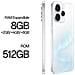 Reno15 5G 512GB 8GB Ram Aurora White + Buds3 (Kit) - Foto miniatura 8