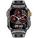 Smartwatch Multifunzione Con Monitoraggio Della Salute E Chiamate Bluetooth Black - Foto miniatura 4