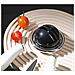 Affilacoltelli A Ventosa Rotondo - Utensile Da Affilatura A Doppia Faccia Per Cucina Black - Foto miniatura 2