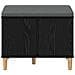Panca per ingresso con cuscino Rovere Nero 60 x 38 x 46 cm - Foto miniatura 6