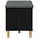 Panca per ingresso con cuscino Rovere Nero 60 x 38 x 46 cm - Foto miniatura 7