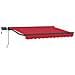Cornice per Tenda Manuale con LED Rosso 3 x 2,5 m - Foto miniatura 1