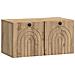 Mobile Porta TV da Muro Rovere Artigianale 59,5 x 31 x 30 cm - Foto miniatura 1